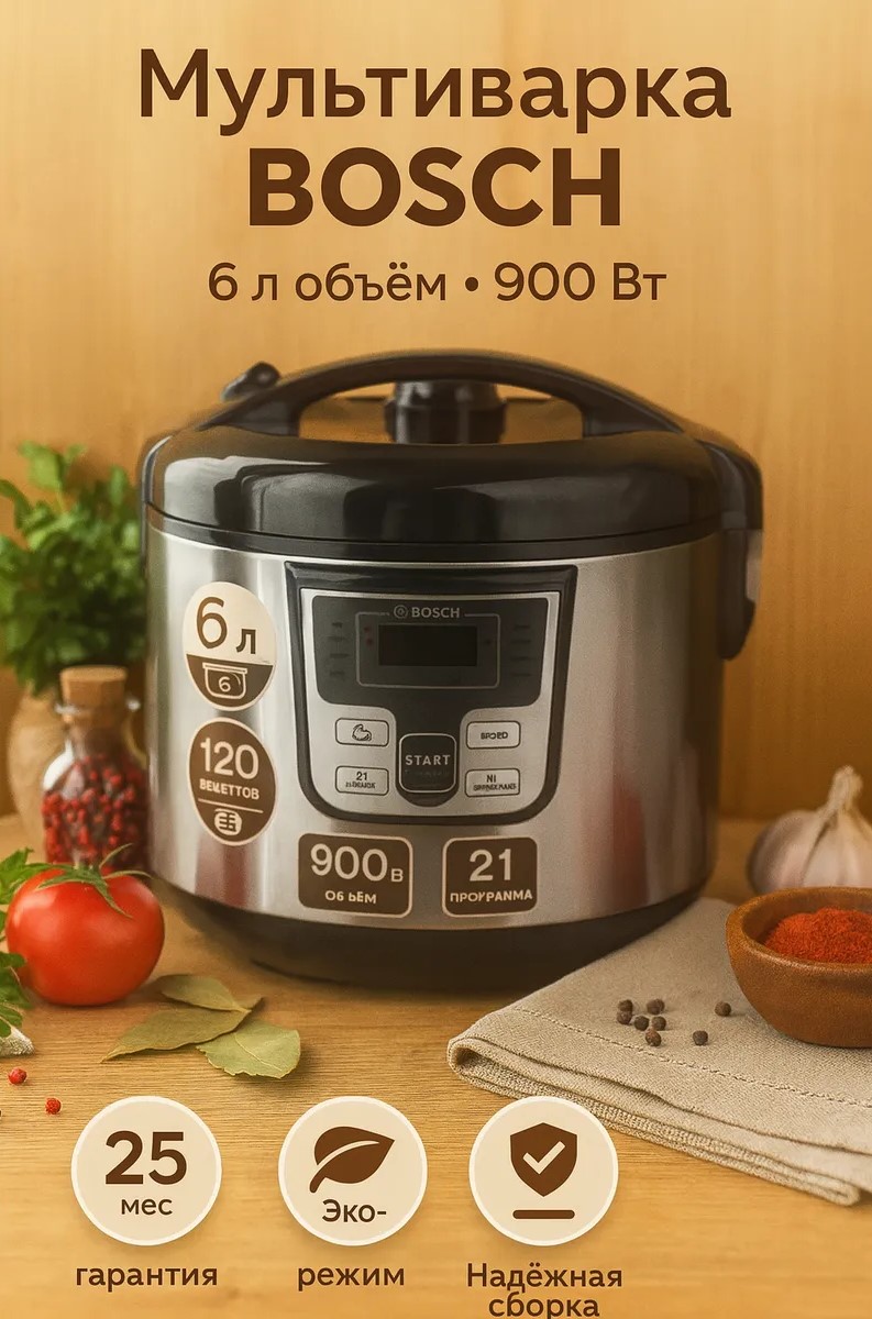 МУЛЬТИВАРКА BOSCH