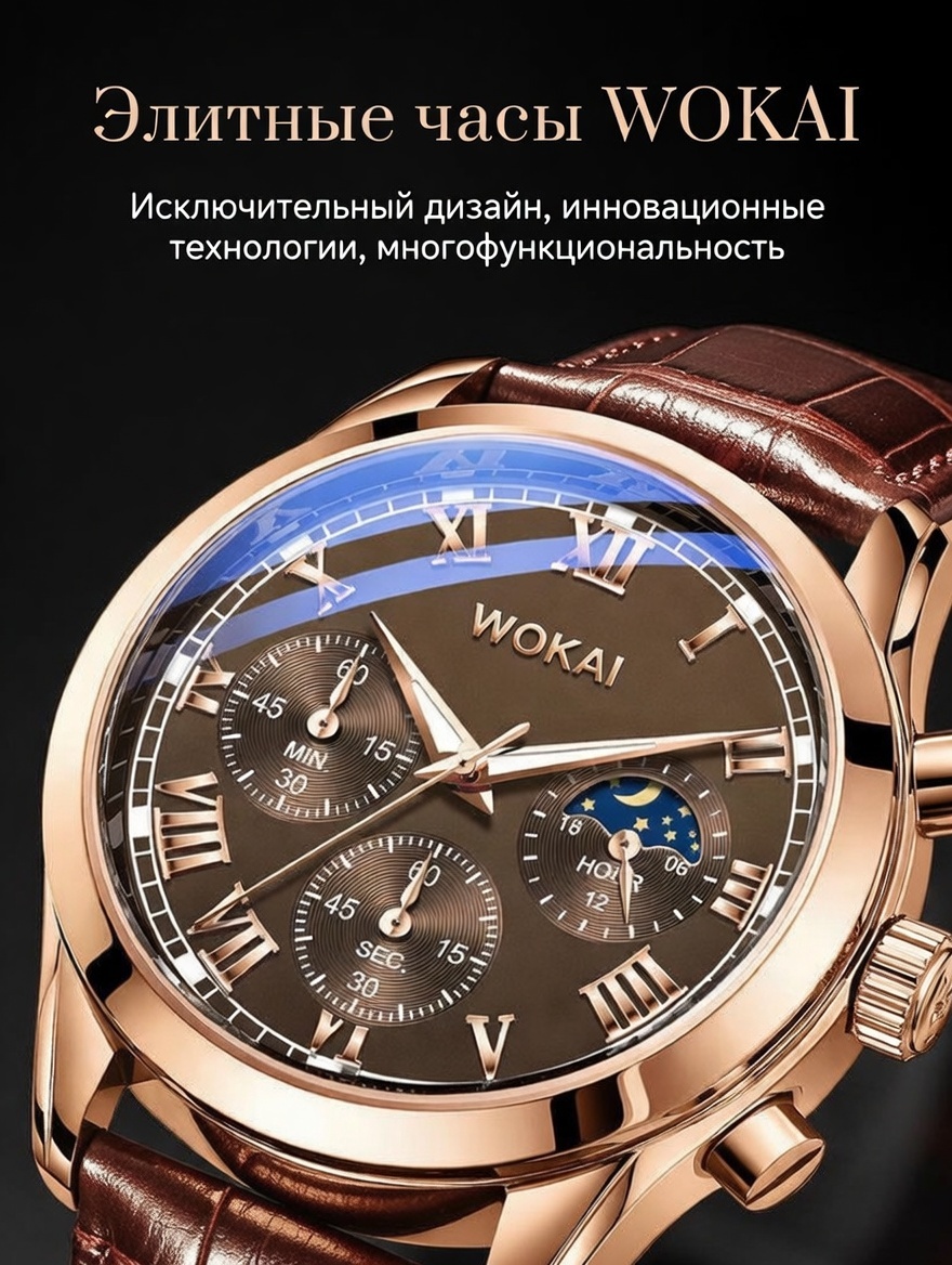 КВАРЦЕВЫЕ ЧАСЫ WOKAI