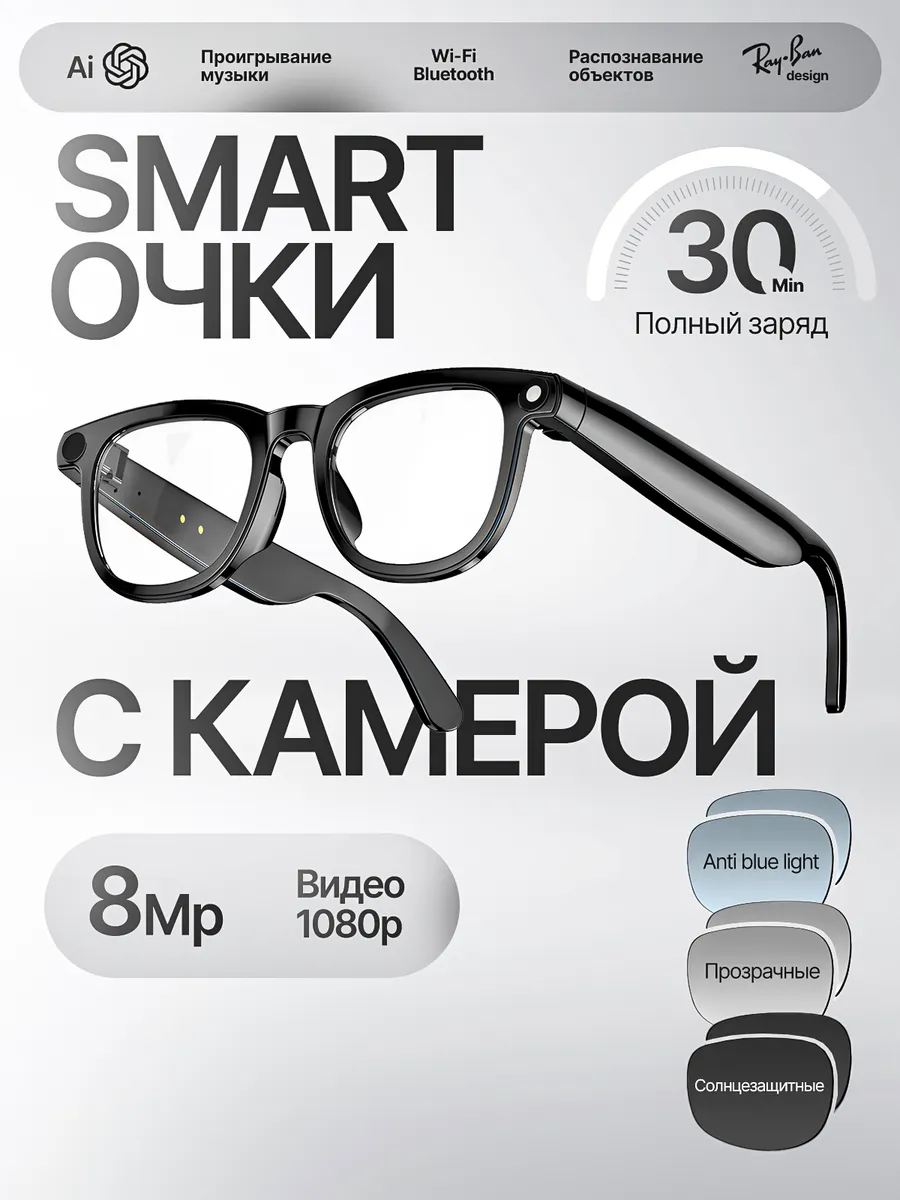 Умные очки с камерой AI